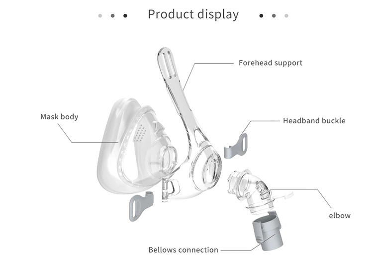 Byond Easy to Use Full Face CPAP Mask for CPAP New Products Comfortable Liquid Silicone CE Manual Online Technical Support