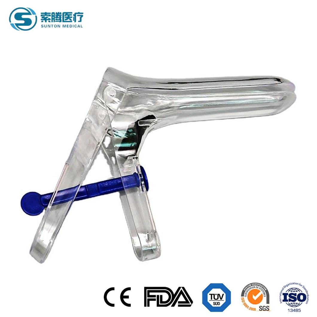 Sunton Disposable Medical Vaginal Speculum China Sterile Plastic Vaginal Speculum Manufacturing Sample Available Vaginal Speculum High-Quality Vaginal Speculum