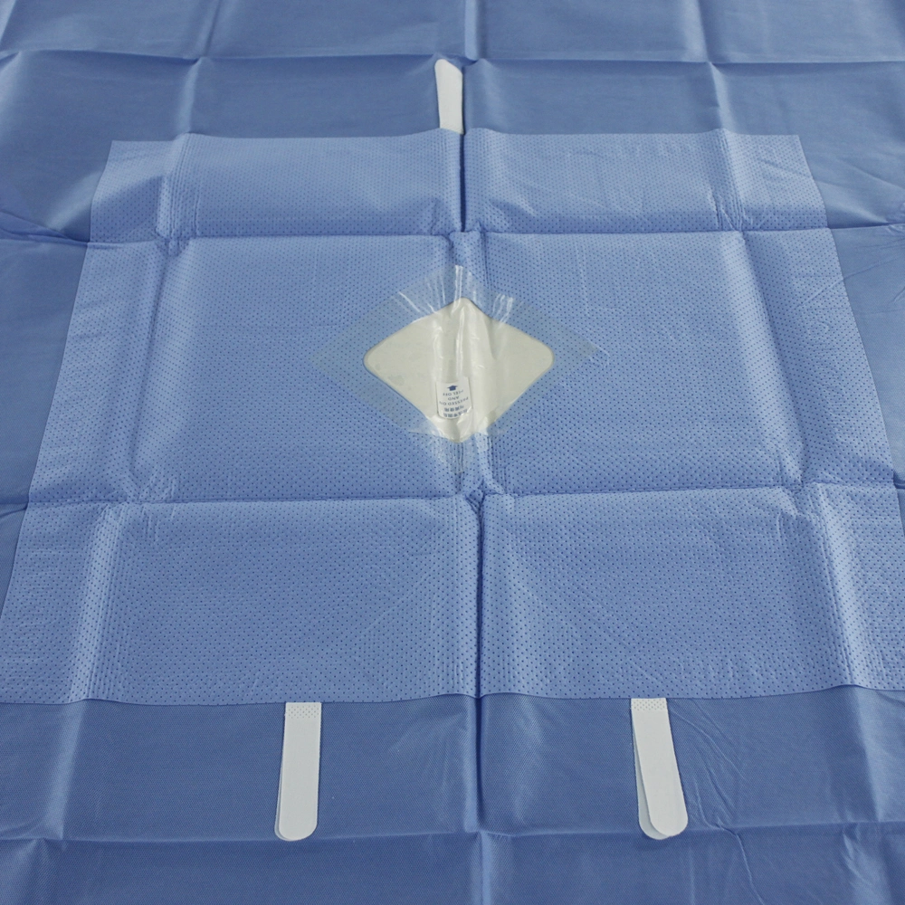 Sterile Disposable Non Woven Thyroid Surgical Drape Pack for Hospital