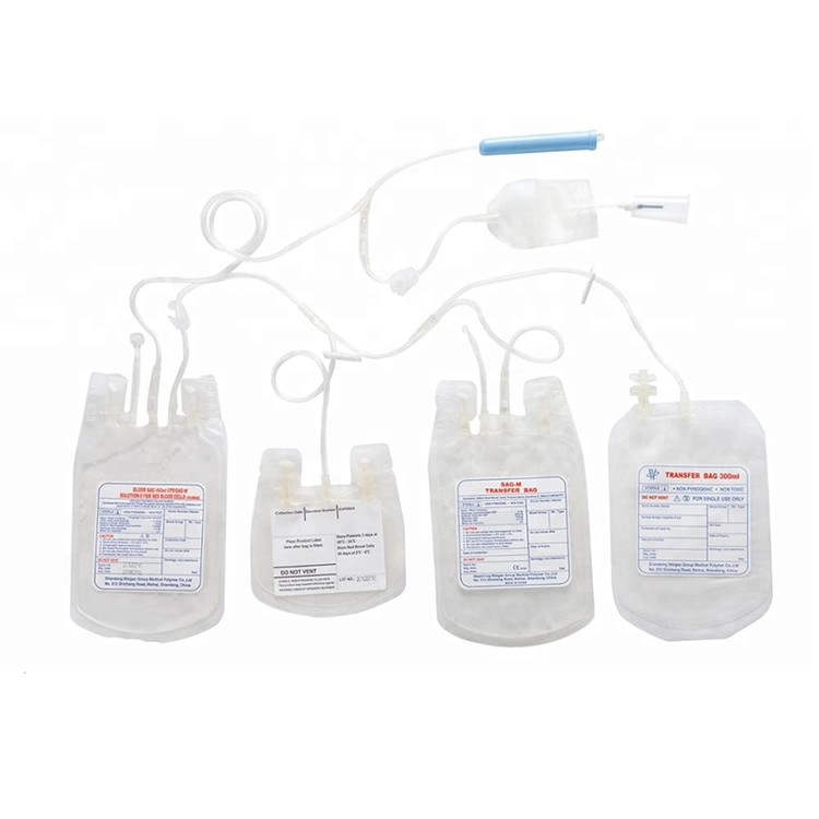 Disposable Single /Double/Triple Blood/Quadruple Transfusion Bag