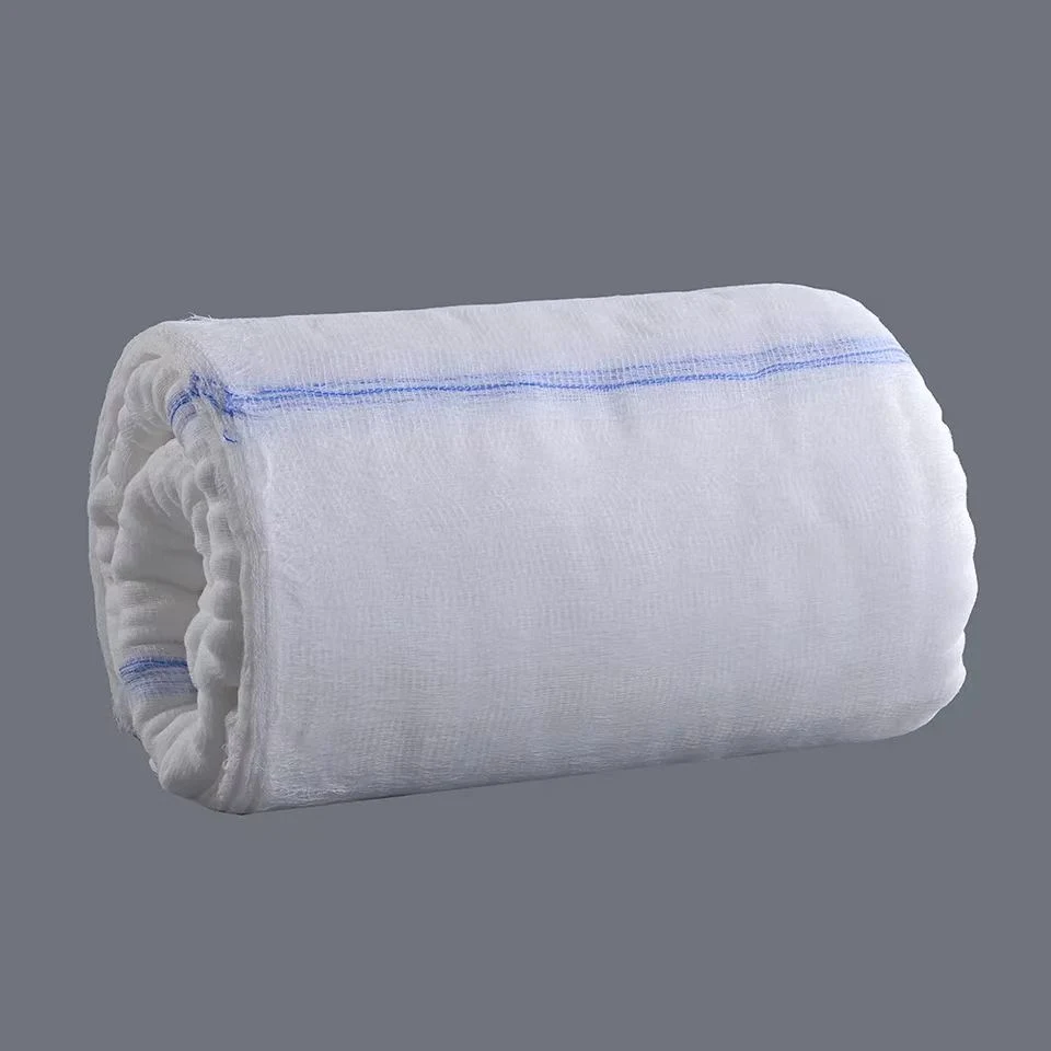 Bleached Absorbent Cotton Medical Gauze Roll