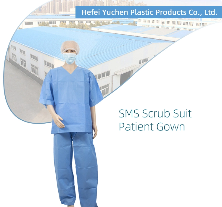 Disposable Scrub Suit Patient Suit Medical Gown Doctor Cloth