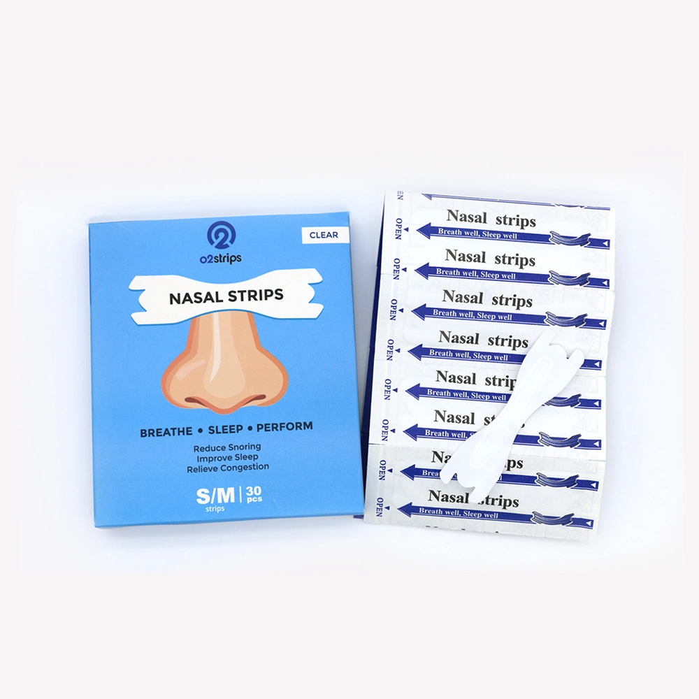 Customized Bulk Clear Nose Plaster Breathes Right Anti Snoring