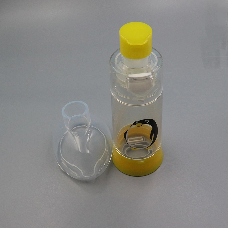 Aerosol Chamber Inhaler Spacer with Medical Dose Mdi Spacer Aerochamber for Asthma Therapy