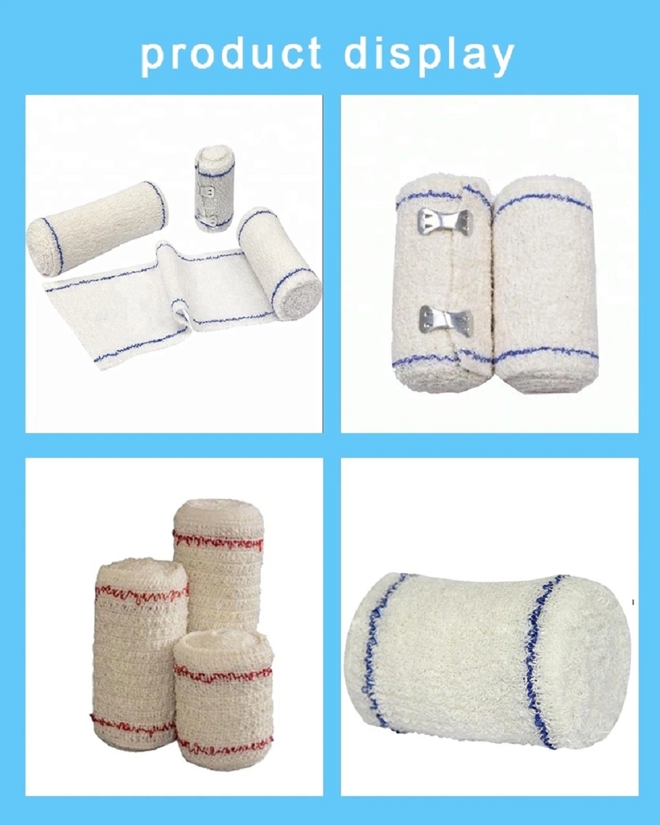 Wholesale Disposable Medical Surgical Supply Sterile Elastic 100% Cotton Crepe Bandage Used in Hospital