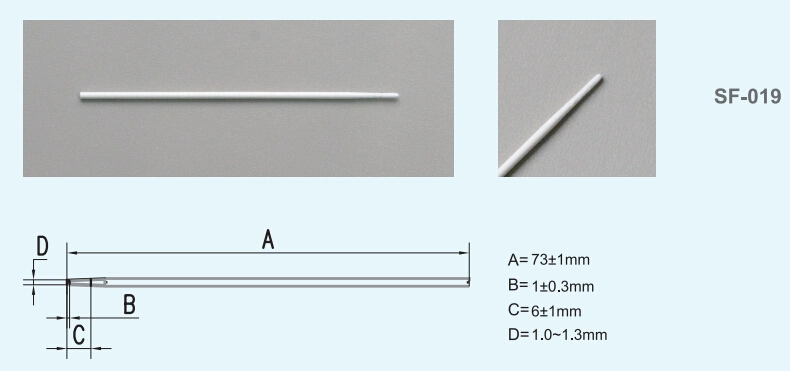 Disposables Industrial Cleanroom St/Sc Fiber Optic Cotton Swabs for HDD Cleaning