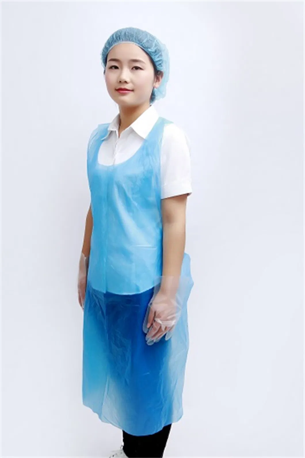 Transparent Kitchen PE Disposable Plastic Apron