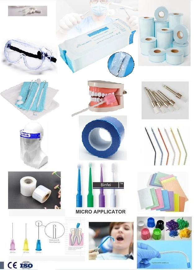 500PCS Disposable Dental Bibs for Dentist Colorful Dental Hospital Waterproof Disposable Dental Bib