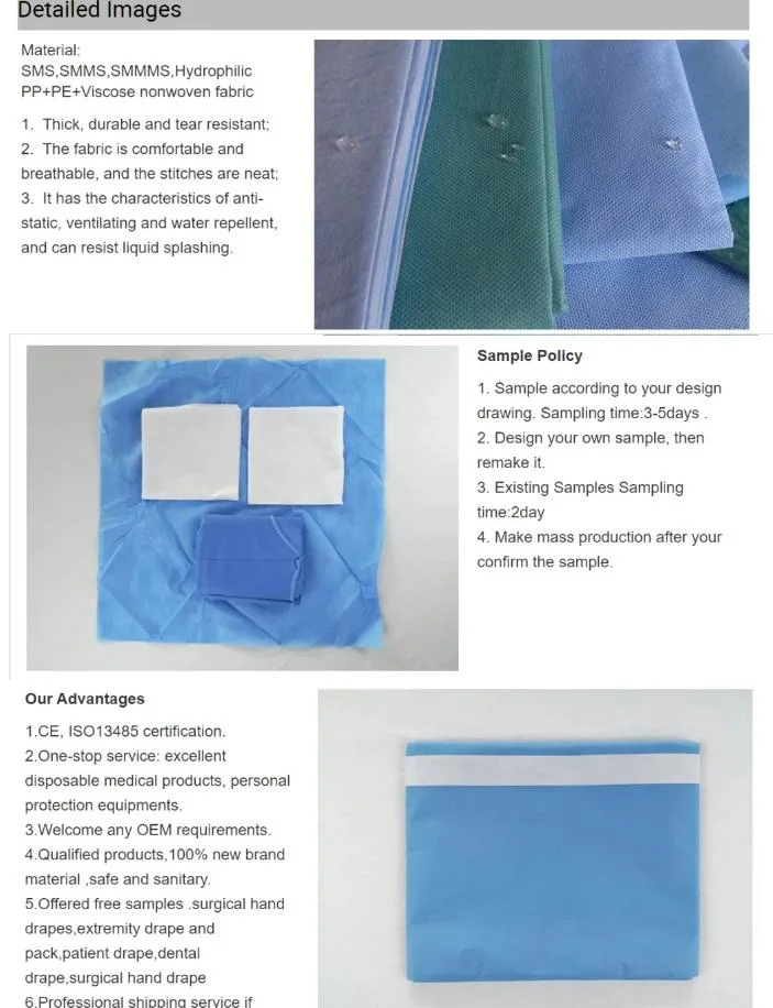Disposable Surgical Universal Pack Sterile Surgical Delivery Pack
