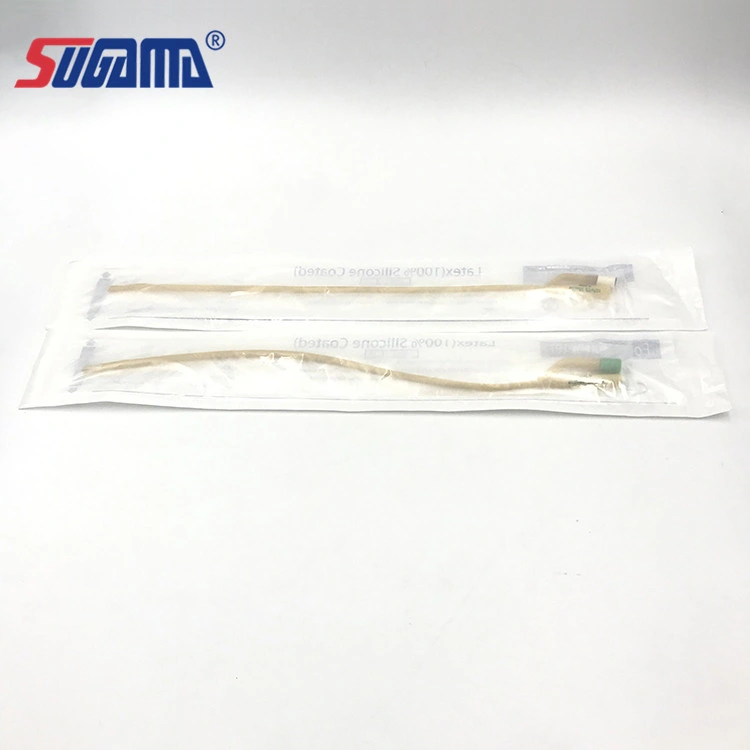 Two Three Way Different Sizes Silicone Balloon Urinary Foley Catheter
