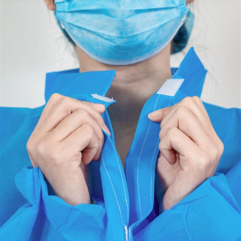 Non Woven Disposable Hospital Coat, Potective Disposable Medical Lab Coat