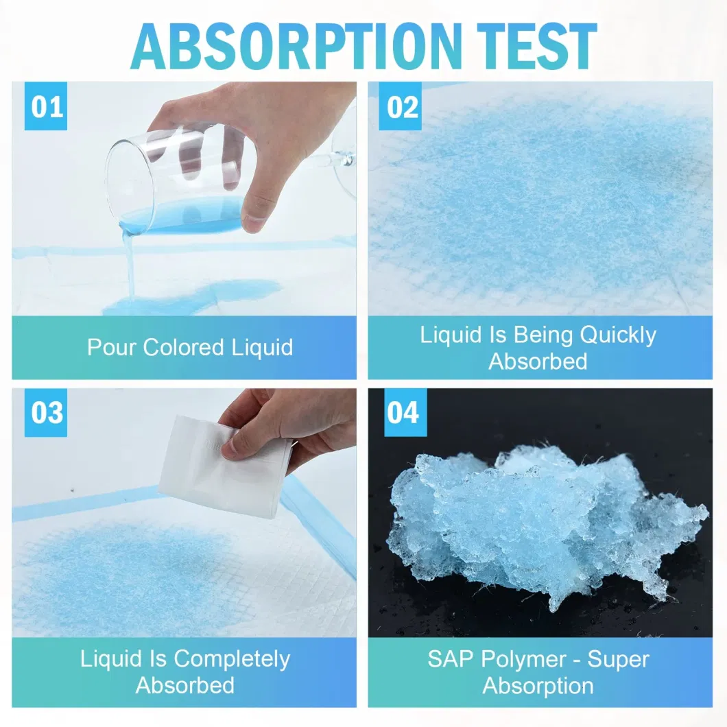 Premium Disposable Bottom Pad Offers Absorbent Protection