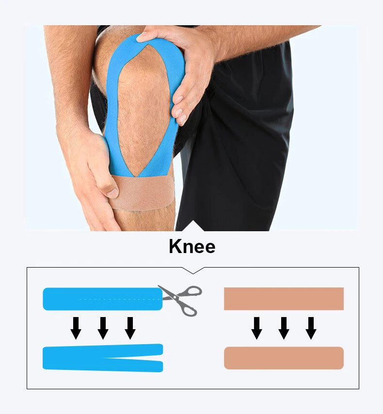 Breathable Adhesive Physical Therapy Elastic Sport Kinesio Athlete Training Kinesiology Tapes