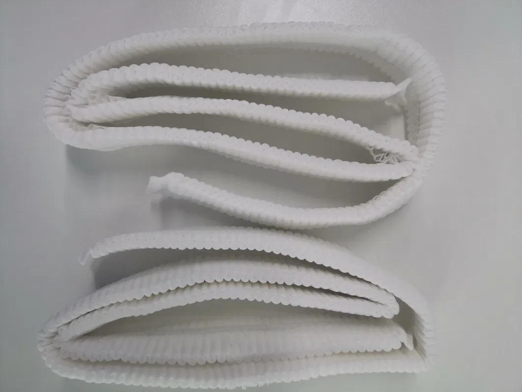 Disposable Machine Made Non Woven Polypropylene Bed Cover White with Elastics