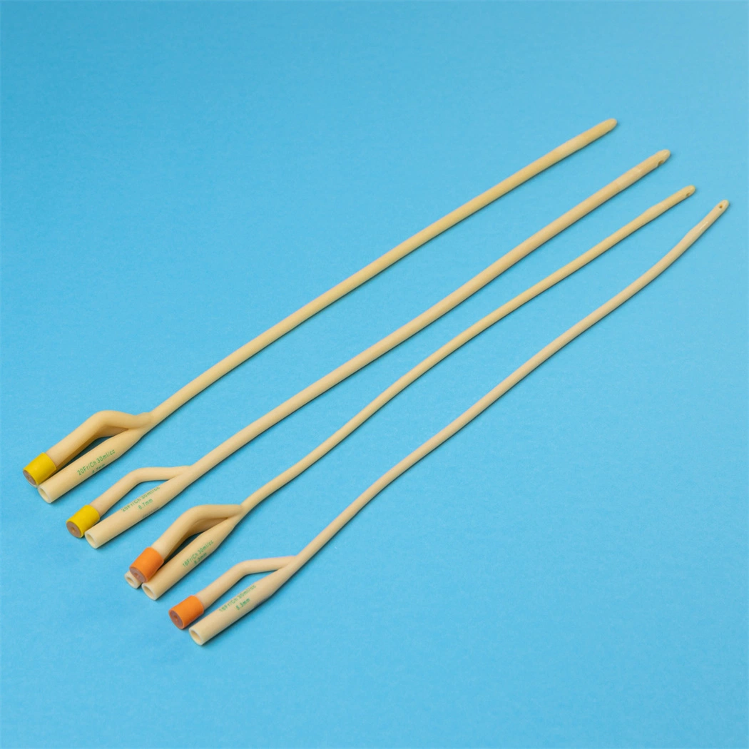 Disposable Sterile 100% Foley Catheter Silicone External 8fr-26fr 2way 3way