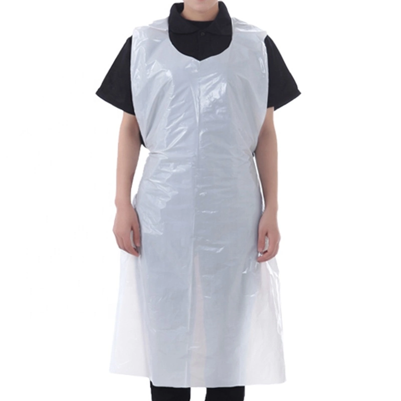 Disposable Plastic HDPE LDPE Home Cleaning Apron for Home Kitchen