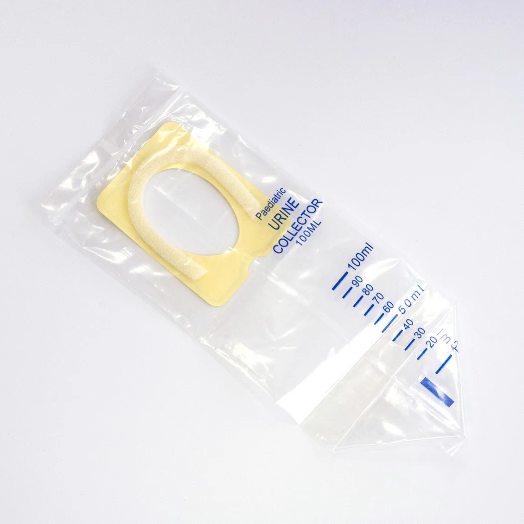 100ml/ 150ml/ 200ml Disposable PVC Medical Pediatric Urine Collector with CE/ISO