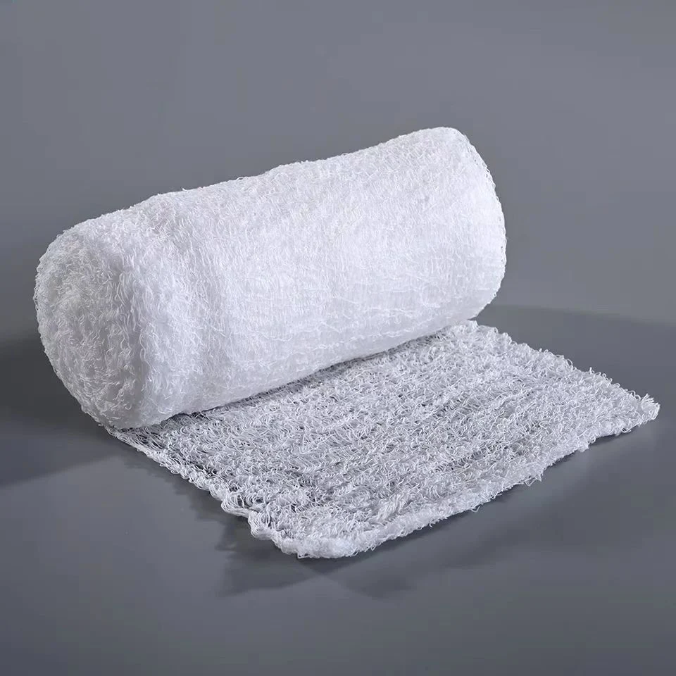 Bleached Absorbent Cotton Medical Gauze Roll