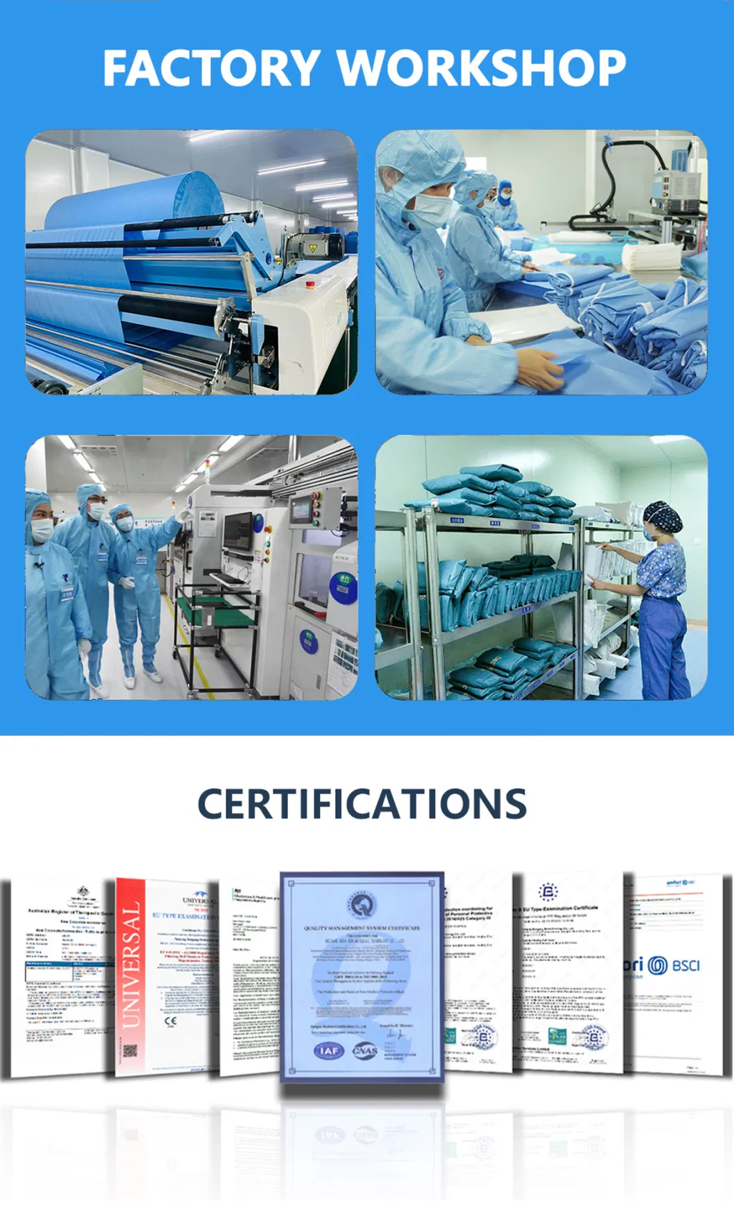 Customized Disposable Sterile Non Woven Dental/Obstetric Delivery/C-Section/Laparotomy/Angiography/Eye Universal Surgical Drape Pack