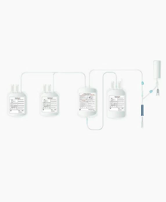 CE &amp; ISO Certificate Disposable PVC 450ml Single/Double/Triple/Quadruple Blood Transfusion Bag with Needle