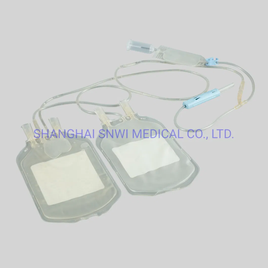 CE&ISO Certification Single, Double, Triple, Quadruple Type Medical Disposable Plastic Blood Bags with Factory Price