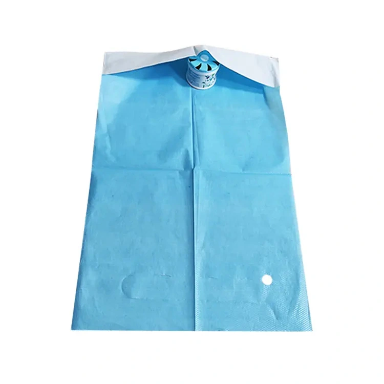 SJ Waterproof Disposable Bibs PE Non Woven Aprons for Adult Dental Hospital Patients and Senior Resident Home