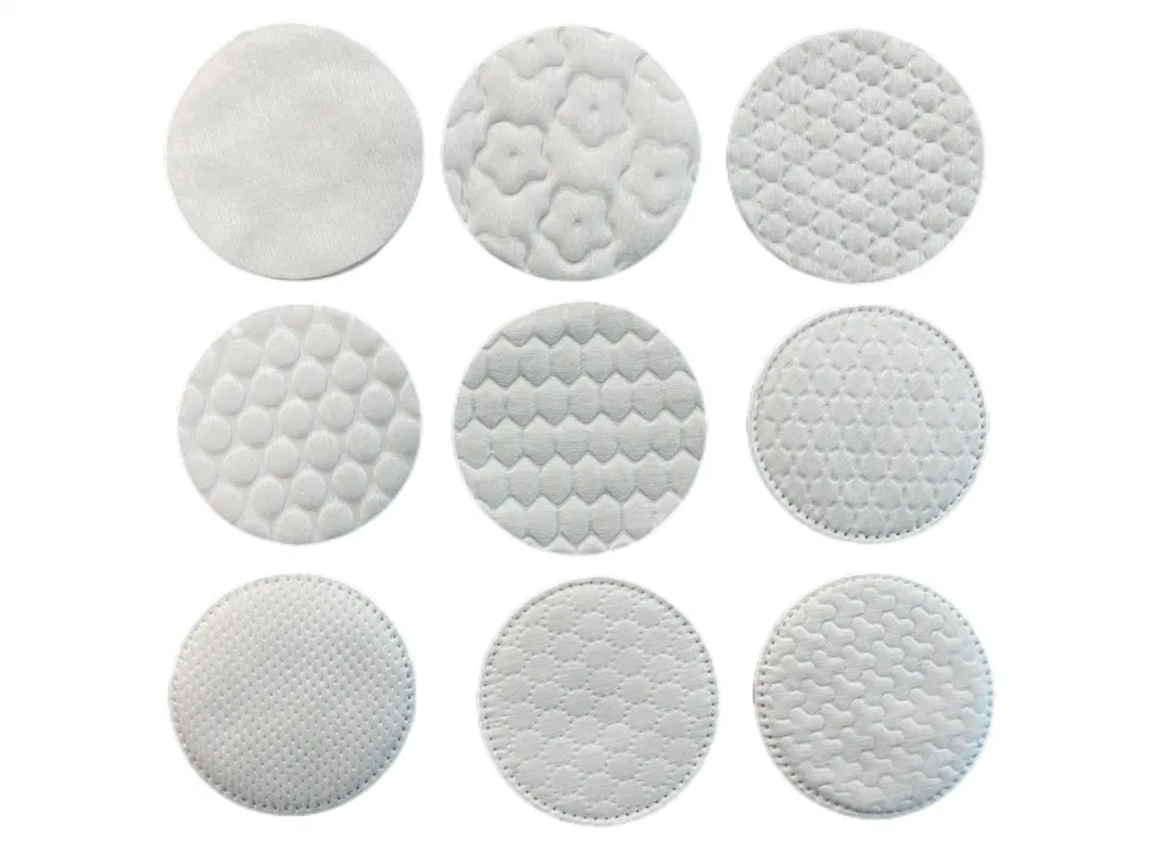 Basic Customization 100% Cotton Natural Facial Cotton Pad for Cosmetic