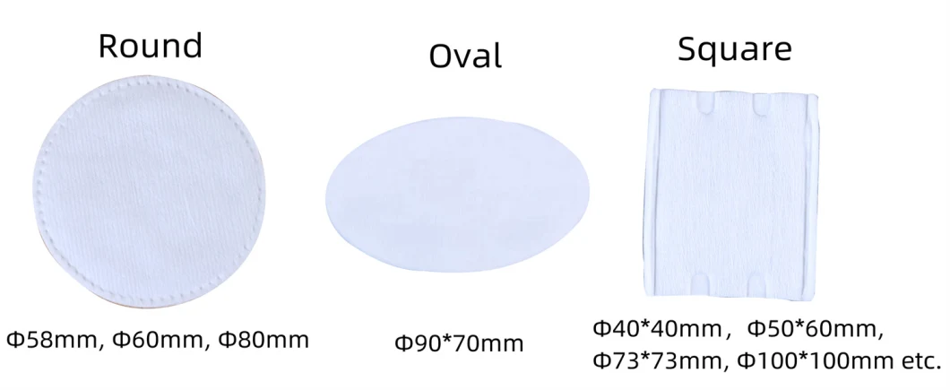 Basic Customization 100% Cotton Natural Facial Cotton Pad for Cosmetic