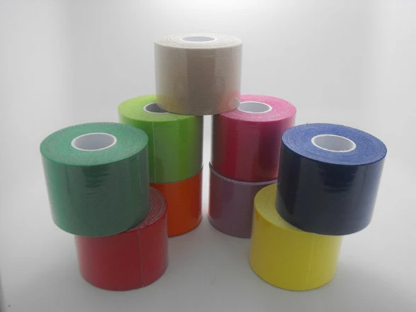  Approval Stock Cotton Sports Therapy Tape 5cm *5m Kinesio Tape