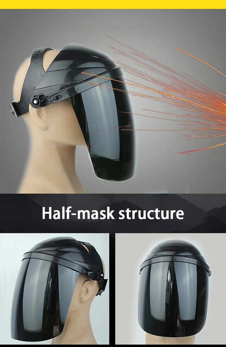 Colored Ultra-Lightweight Anti Fog Head-Mounted Overall Transparency Eye Shield Face Mask