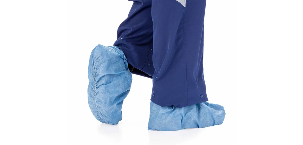 Medical Hospital Waterproof Nonwoven PP Anti Slip Dust Foot Shoe Cover