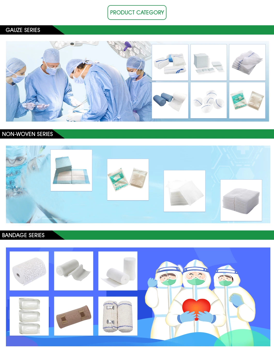 Eo Sterile SMS/PP+PE Surgical Gown for Anti-Virus