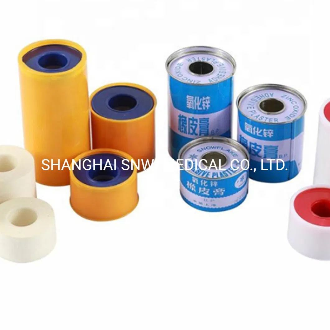 Medical Surgical Tape Zinc Oxide Adhesive Plaster with Plastic Can