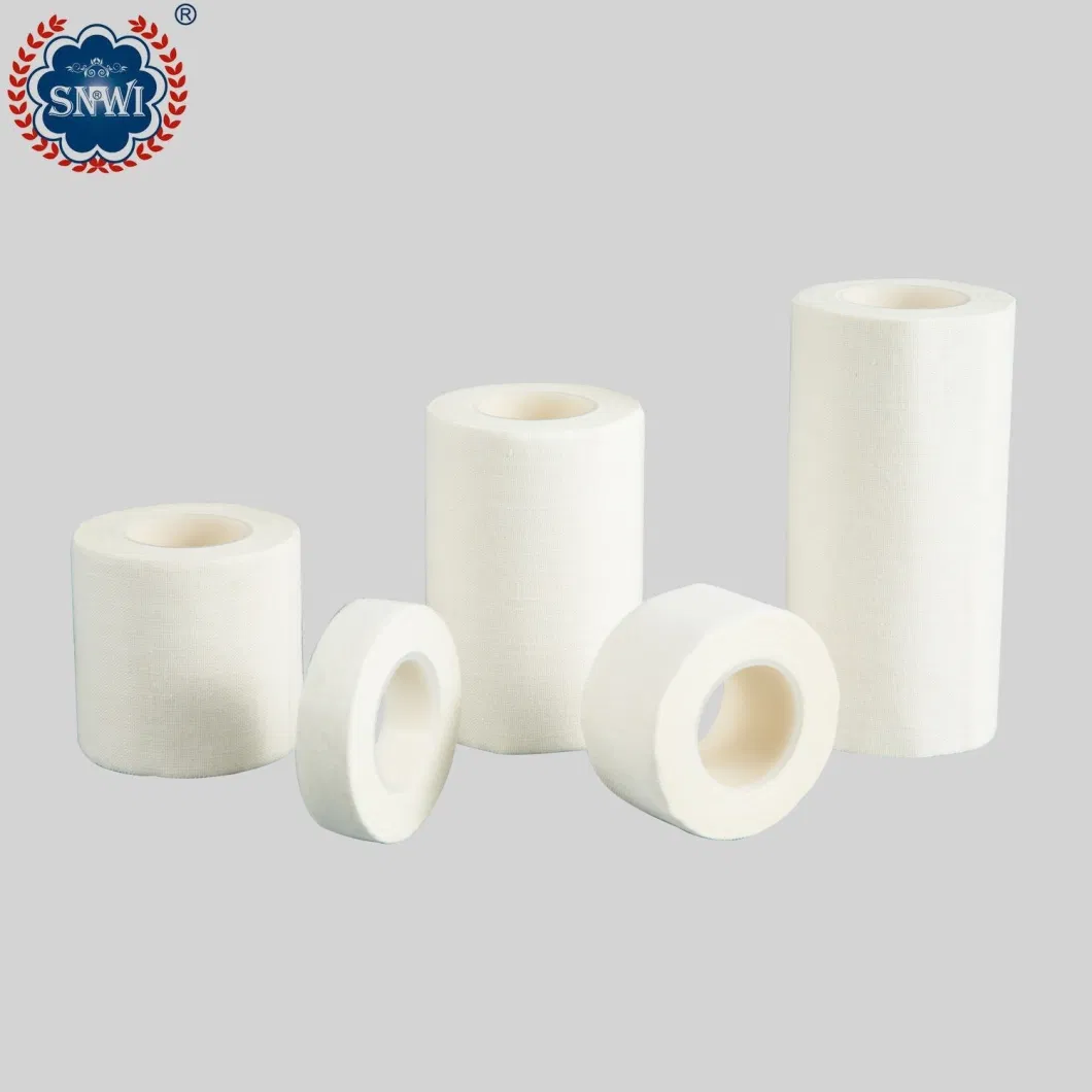 High Quality Medical Surgical Wound Care Cotton Zinc Oxide Adhesive Plaster Bandage Tape with Plastic Can