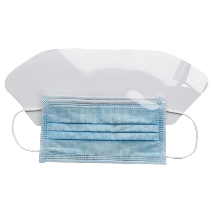 CE FDA Approved Disposable Anti-Fog Medical Type Iir Face Mask with Transparent Shield Surgical Mask Medical with Protective Visor