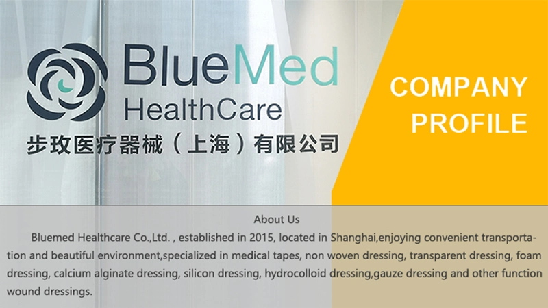 Bluenjoy Medical Grade Free Samples Surgical Waterproof Transparent Fixed PU Film Roll Bandage Dressing