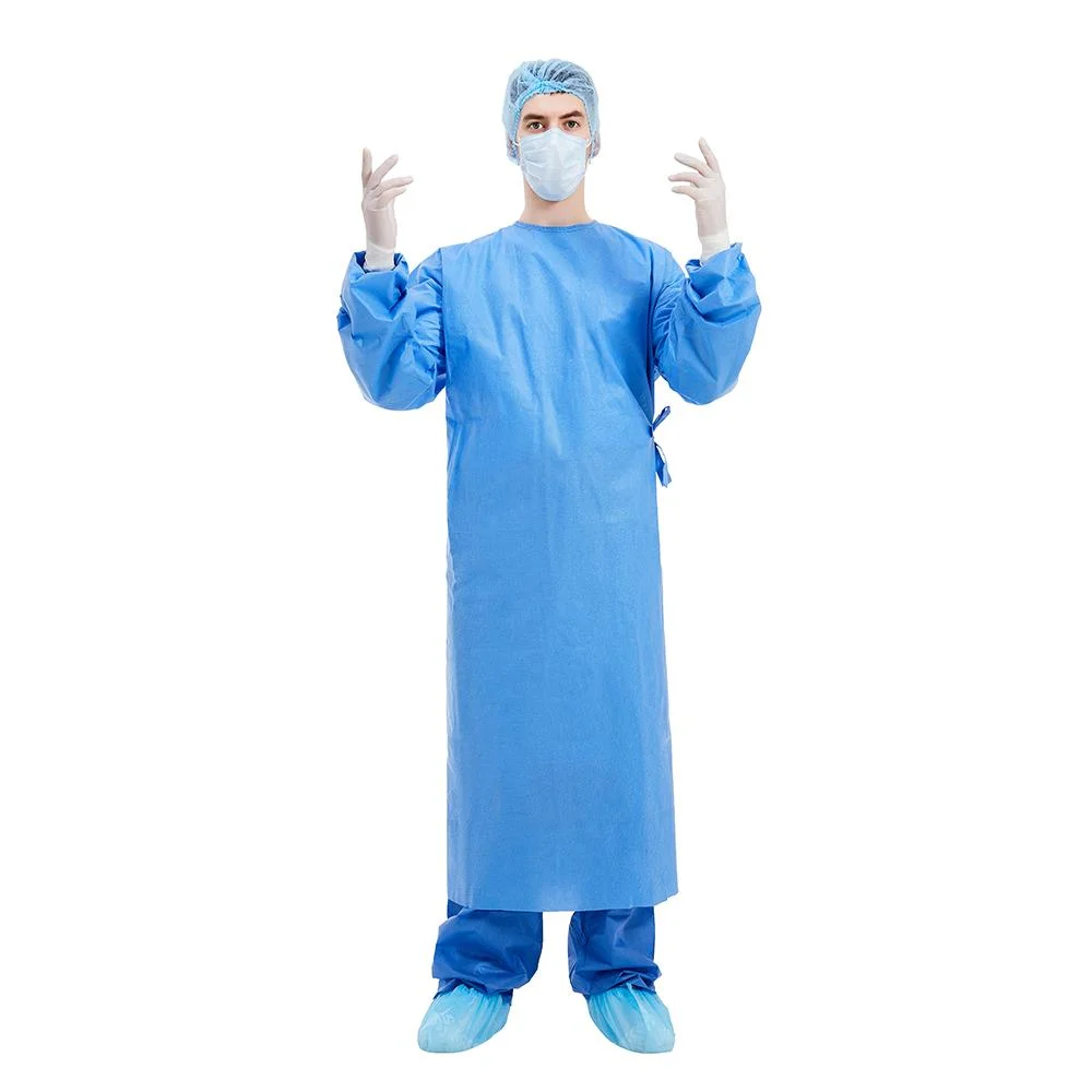 Disposable PP SMS Isolation Gown Surgical Gown