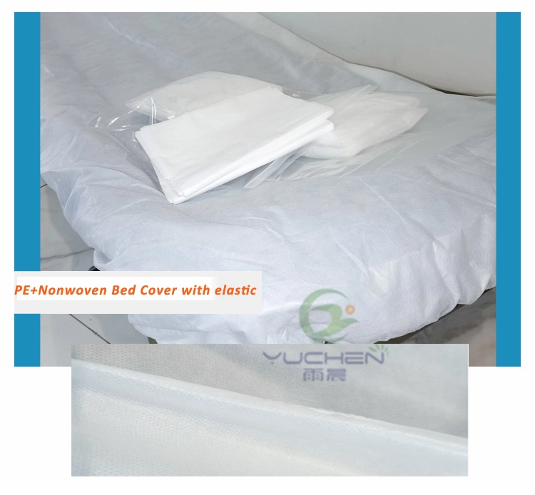 Disposable SMS Non-Woven Bed Sheets and Bed Cover for SPA Beauty Saloon and Medical Use