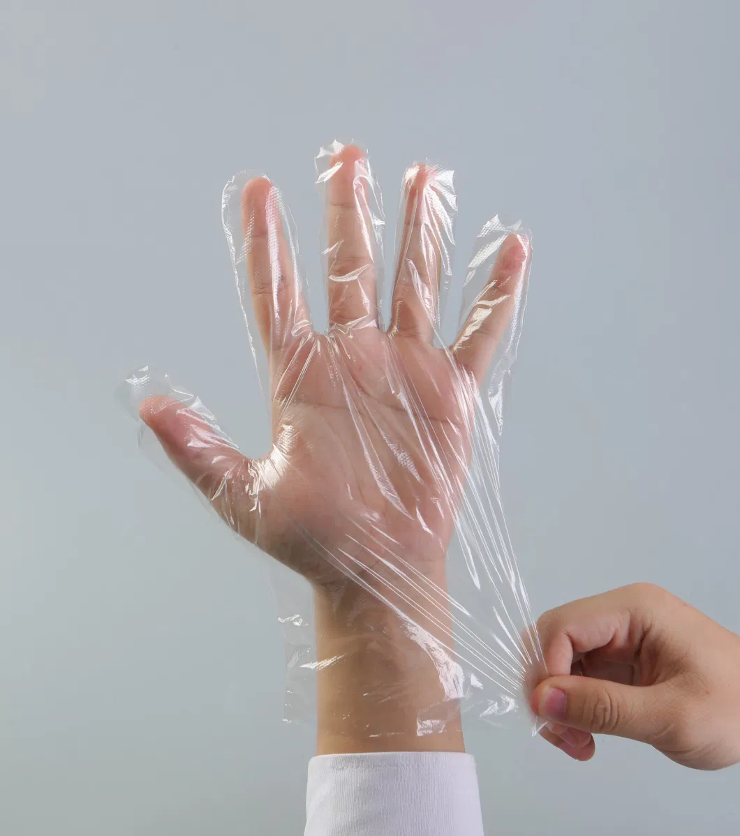 Disposable Protective Poly Gloves Plastic HDPE PE Gloves From 0.5g