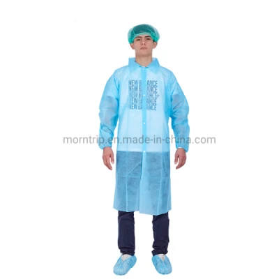  Camice da laboratorio blu medico monouso di protezione