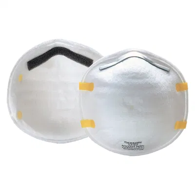  Maschere facciali in tessuto non tessuto certificate CE 4 strati monouso grado FFP2 Maschera civile con anello antipolvere