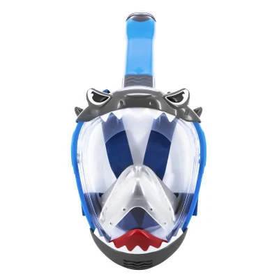  Cartone animato Design Easy Breath Bambini Full Face snorkeling Mask Anti Immersione in nebbia