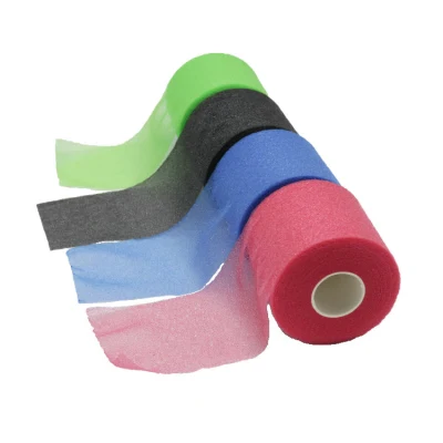  Sport poliuretano morbido sotto l&prime;avvolgimento fasciatura in schiuma Protect Skin Pre-Wrap Prezzo all&prime;ingrosso di fabbrica di nastri