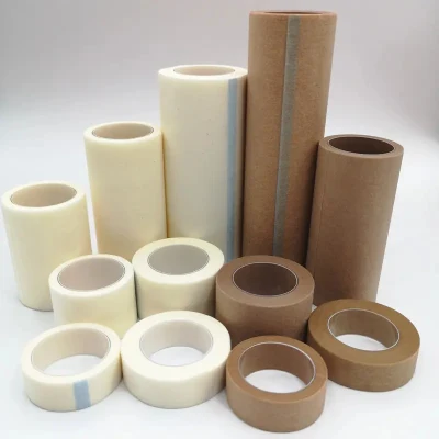  Rotoli di nastro di carta microporosa adesiva in pasta per applicazioni chirurgiche non tessute