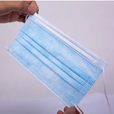  Protezione/sicurezza/carbone attivo non tessuto/carta/Dentale/SMS/bocca maschera facciale monouso a 3 veli con elastico Anelli auricolari/fascette