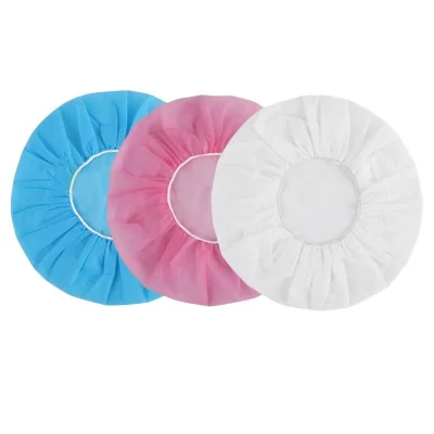  Cappuccio per infermiere monouso medico colorato, cappello rotondo non tessuto Tessuto produrre Commercio all&prime;ingrosso cappello medico clip Bouffant Cap