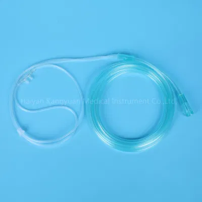  Cannula nasale per ossigeno in PVC tubo trasparente cannula medica a punta morbida Monouso