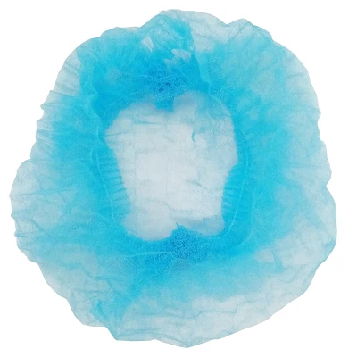  Monouso in PP colorato tessuto non tessuto medico infermiere Buffant chirurgico Clip Mob cappuccio copricapelli con elastico