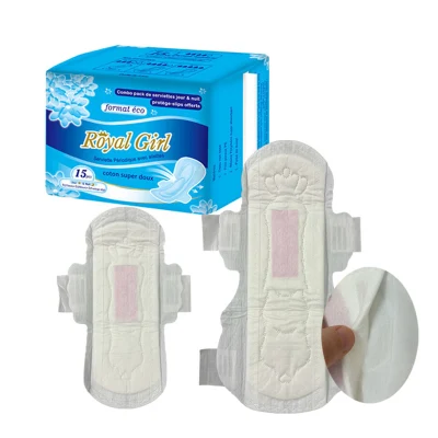  Super Spread Absorb chip monouso donna in puro cotone di alta qualità Tovagliolo per tamponi sanitari 3D anti-dispersione