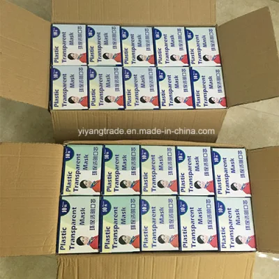  Maschera facciale in plastica riutilizzabile per industria alimentare con antiappannamento